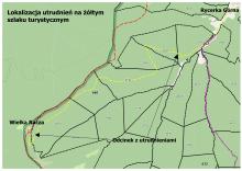 Utrudnienia na żółtym szlaku turystycznym z Rycerki Górnej na Wielką Raczę